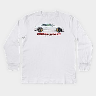 2016 Porsche 911 R Coupe Kids Long Sleeve T-Shirt